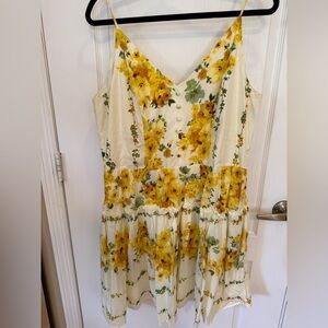 Taylor Yellow Floral Dress